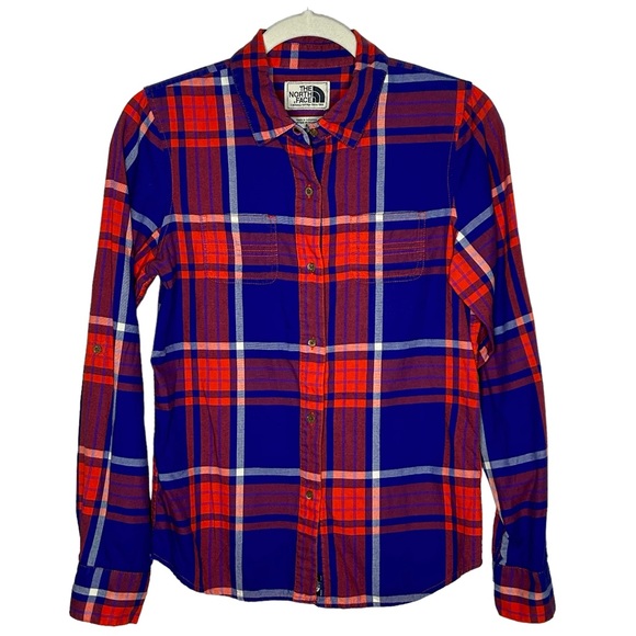 The North Face Tops - The North Face Plaid Button Down Shirt